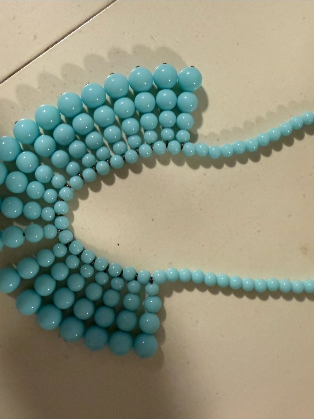 J. Crew Turquoise Beaded Collar Necklace - Women Accessories